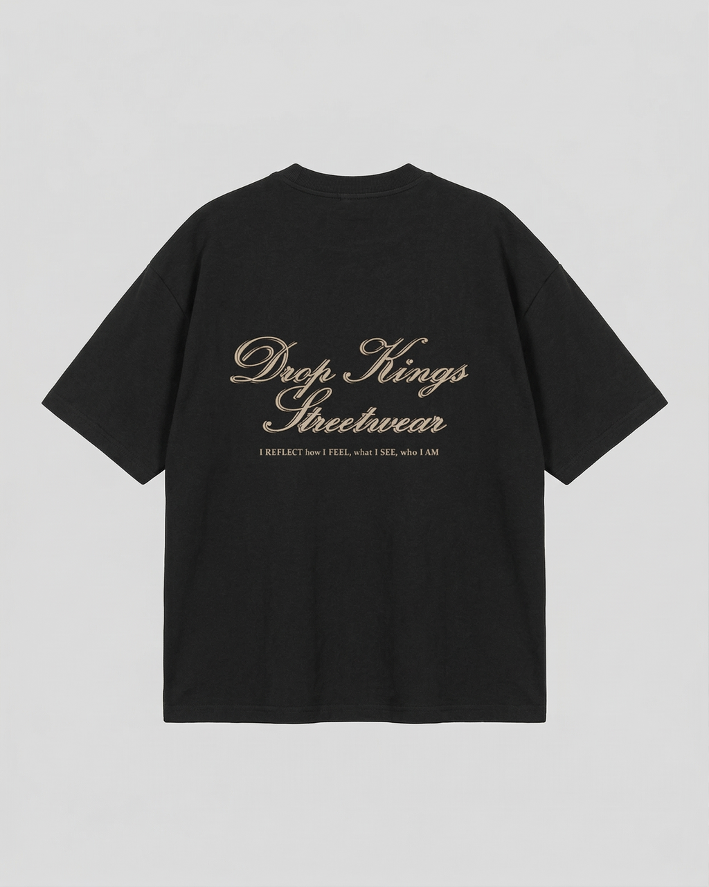 Remera Calligraphy Negra