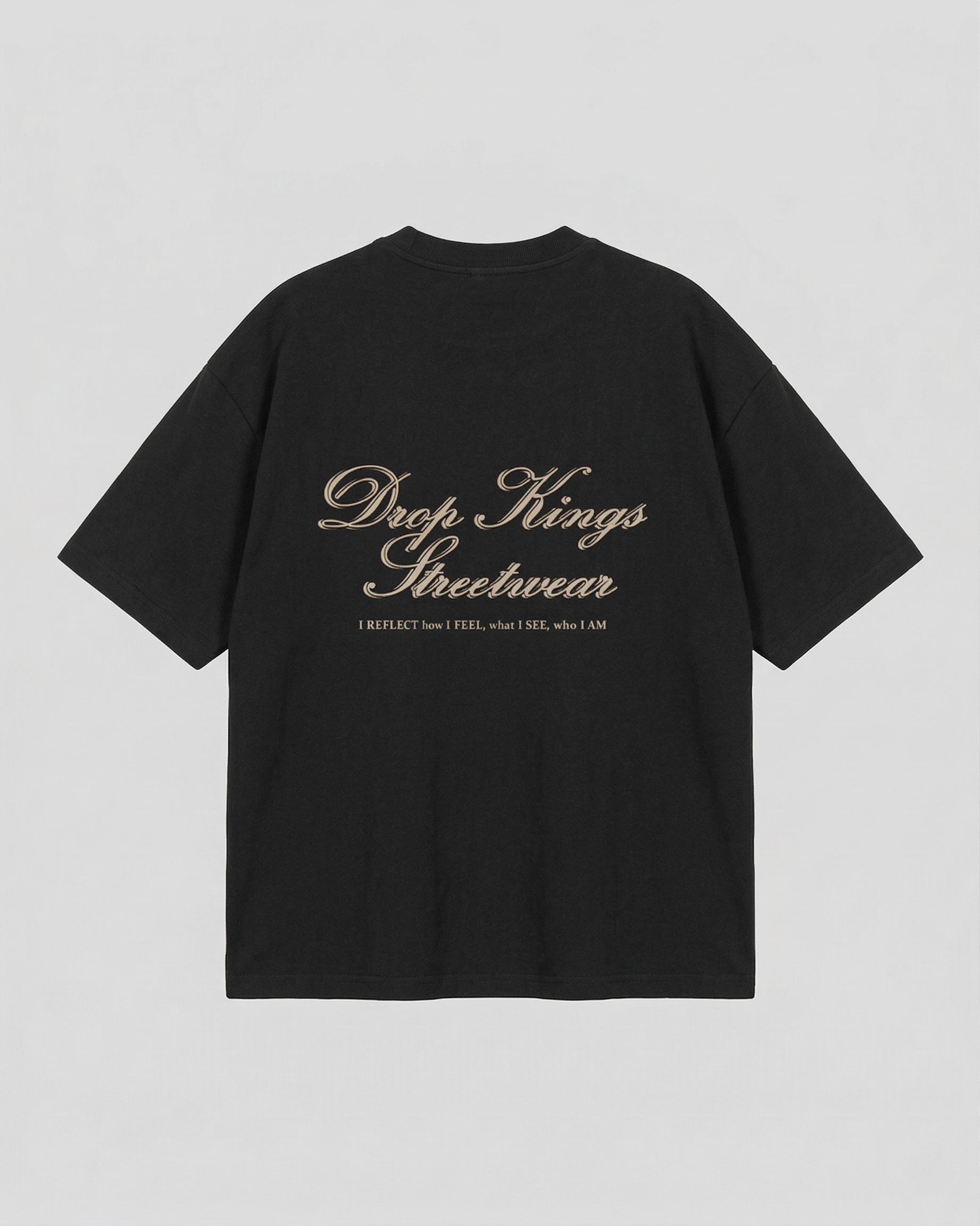 Remera Calligraphy Negra