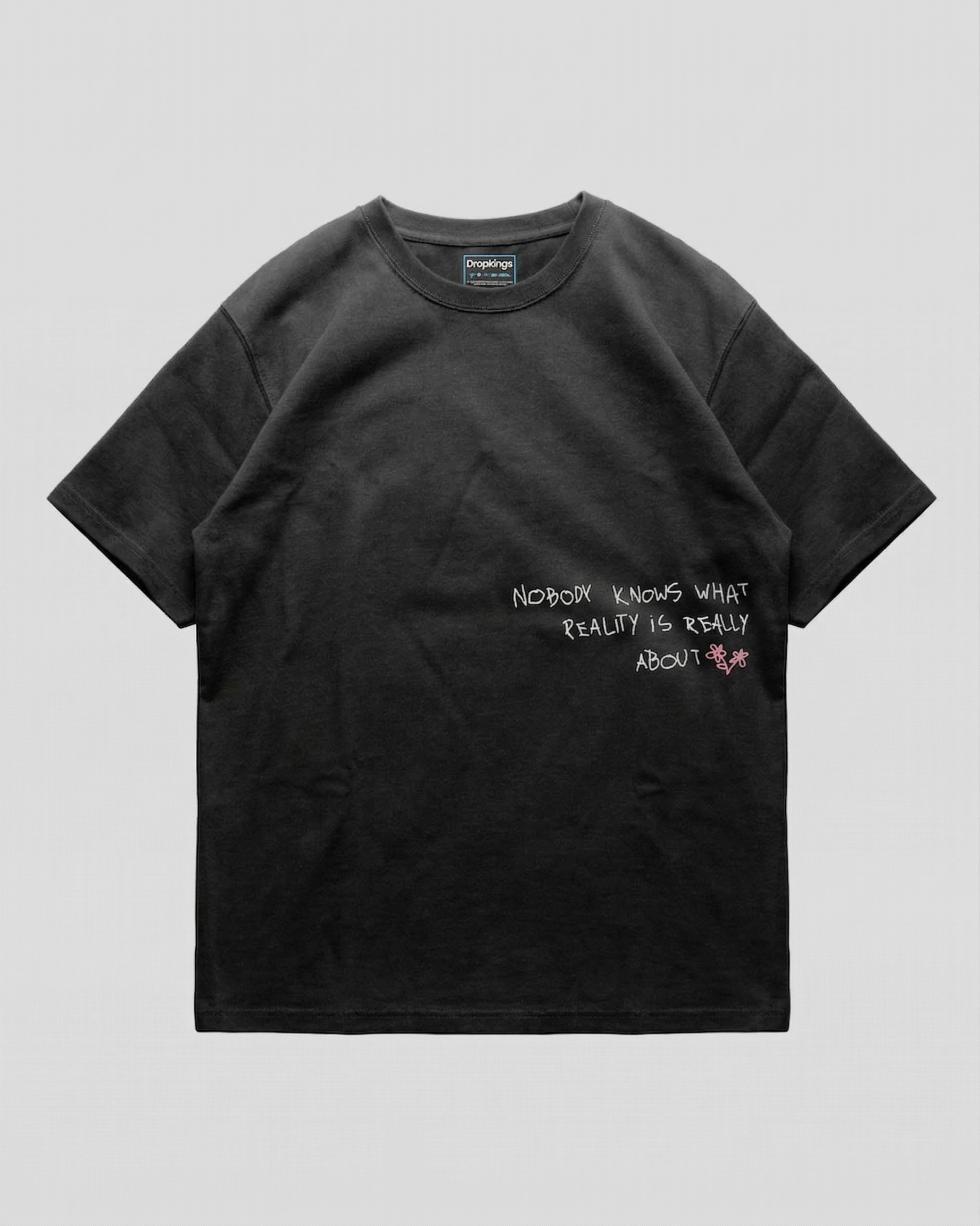 Remera Letters Negra