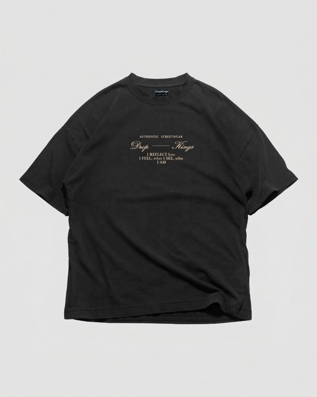 Remera Calligraphy Negra