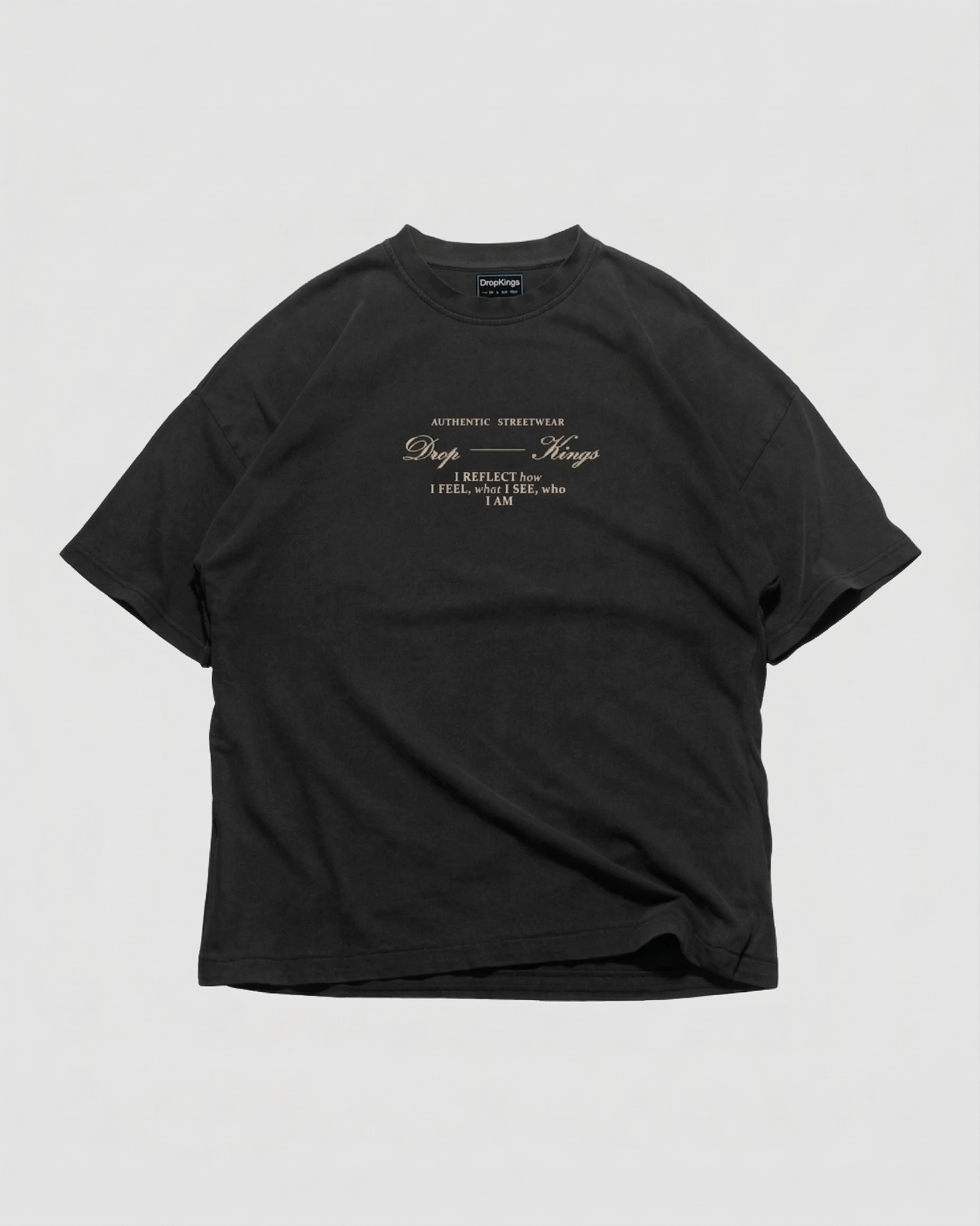 Remera Calligraphy Negra