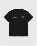Remera Bruto Celeste Negra