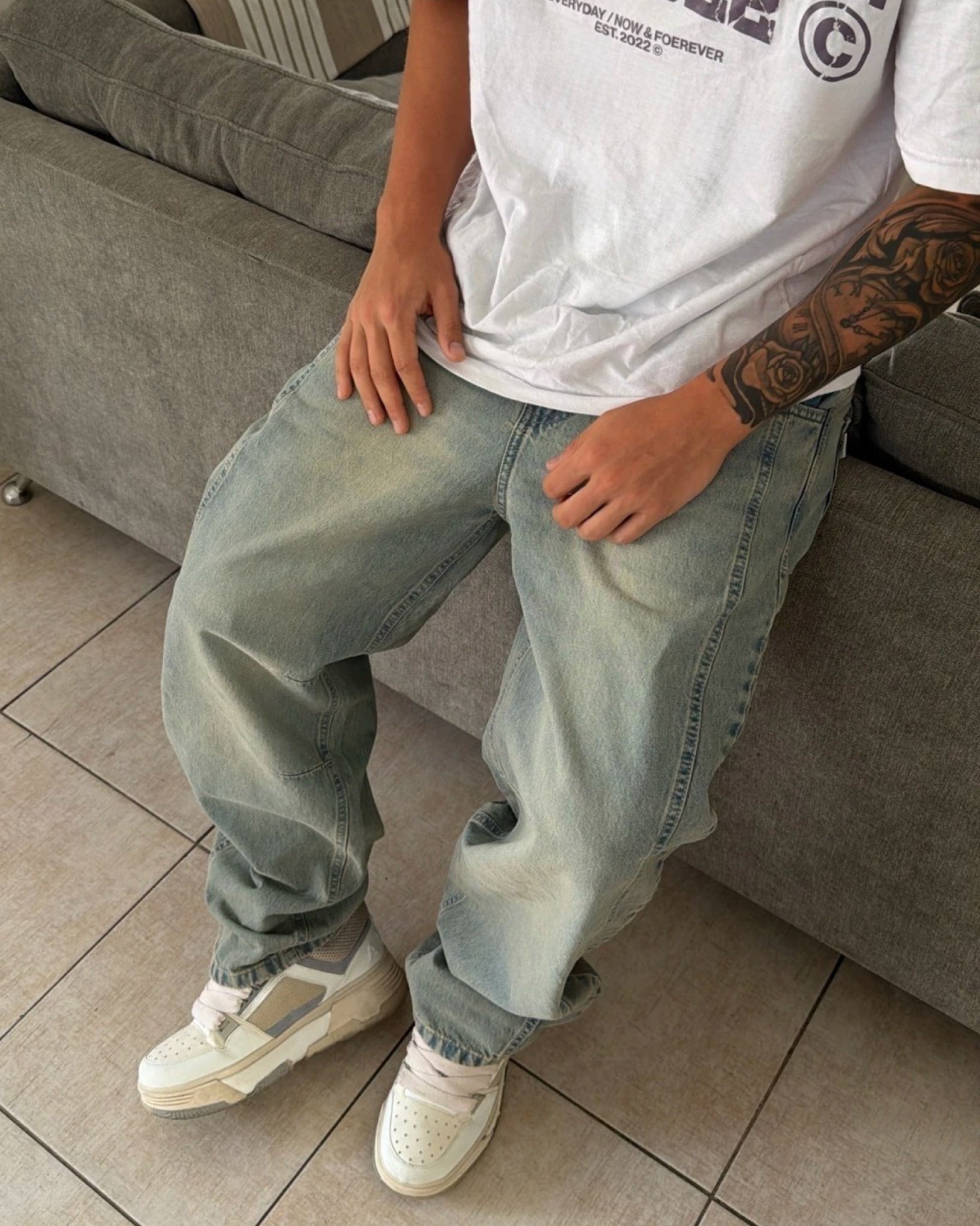 Pantalon Baggy Aqua