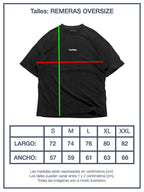 Remera Letters Negra